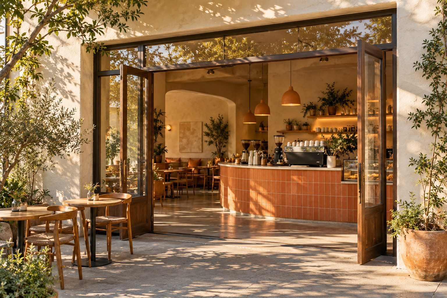 A welcoming neighbourhood café